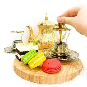 service à thé décoré